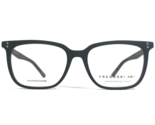 Fregossi Brille Rahmen 481 BLACK Matt Quadratisch Horn Felge 53-18-145 - $55.73