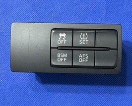 2014-2017 Mazda 6 Dash Switch Panel GJS2-66-170A BSM AFS TPMS Traction OEM - $37.80