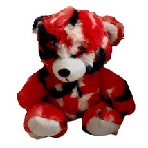 Bear Forces of America Plush Teddy Bear Red White Blue Camouflage Camo Military - £7.74 GBP