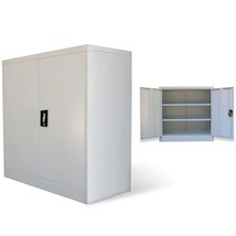 Filing Cabinet Gray Steel Medium Filing Cabinet Rectangular - $3,225.61 MXN
