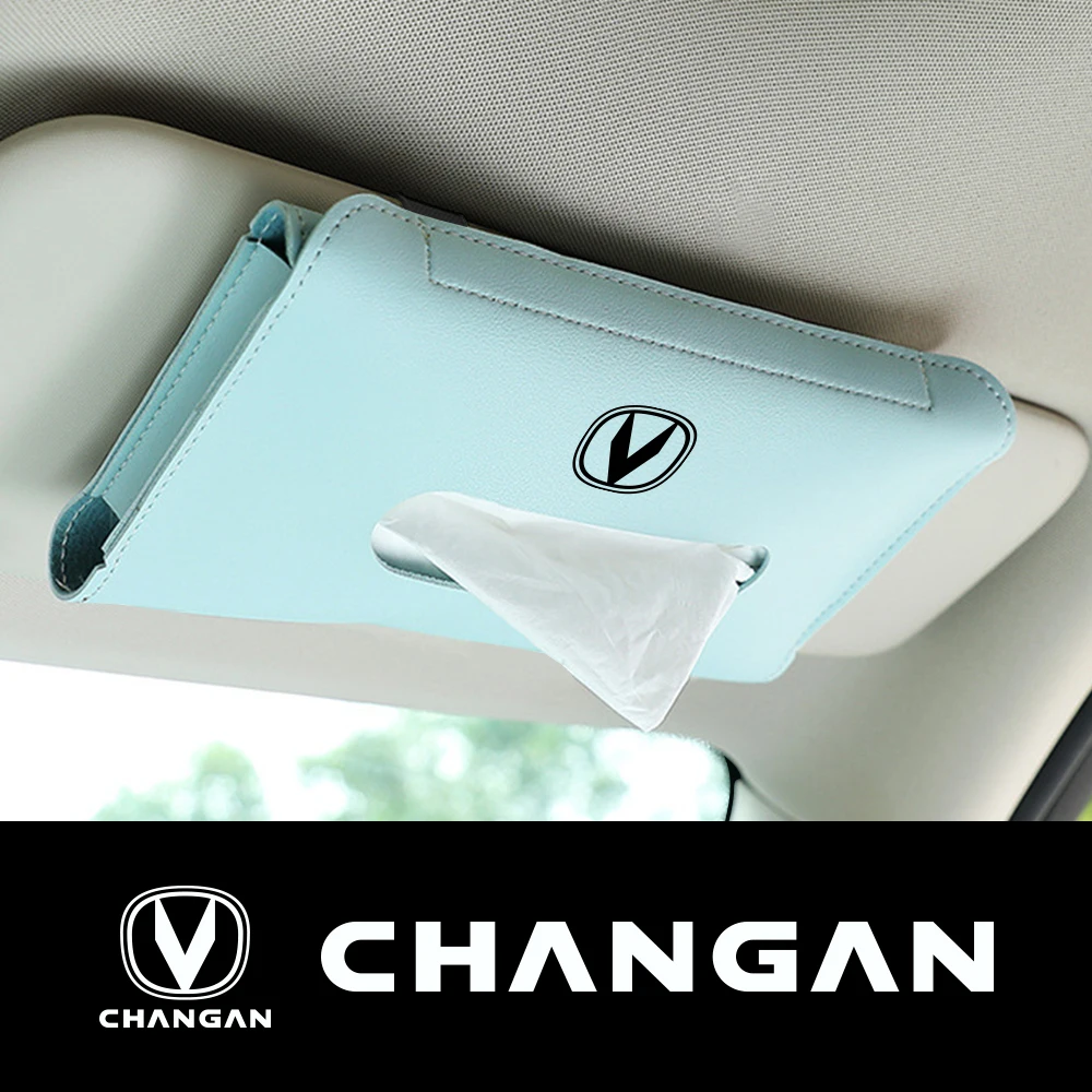 Car Visor Tissue Holder Bag For Changan CX70 CS95 CS55 CS75 Plus CS35 Filter - £10.69 GBP+