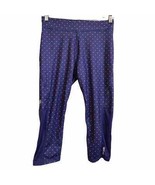 Reebok Play-Dry polka dot cropped mesh bottom workout leggings women’s s... - $526.56 MXN