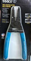 Klein Tools 1011 Wire Stripper Cutter Solid and Stranded Wire Blue 6 1/8In - $23.10