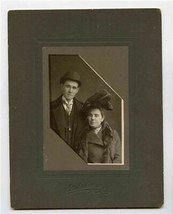 Well Dressed Couple Vintage Photograph by Stockenberg of Salina Kansas  - £21.83 GBP