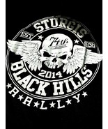 Delta Pro Weight Black Small TShirt Sturgis Black Hills 2014 Rally 021-65 - $9.33 CAD