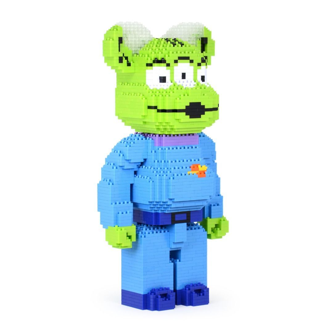 Alien Bearbrick Sculpture (JEKCA Lego Brick) DIY Kit Item image 2
