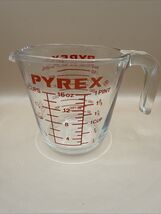Vintage PYREX 516 Measuring Cup J Handle 2 Cup w Metric Corning USA  *READ* - $14.84