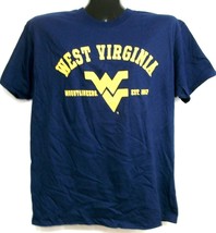 West Virginia Mountaineers Est. 1867 Navy Blue Tee Shirt Medium - £11.53 GBP