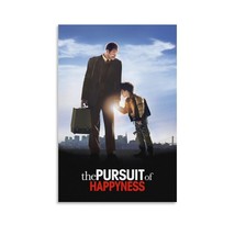 Movie Poster The Pursuit of Happiness Unframed Indoor Canvas 12x18 Inch ... - $262.60 MXN