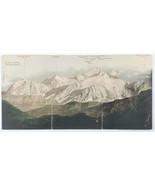 Swiss FRED BOISSANNAS Signed Mont Blanc Mont Maudit 1904 Tri Postcard K20 - £93.97 GBP