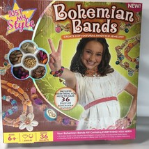 Bohemian Bands Kit Hemp Jewelry Just My Style Kids Craft Beads Shells Cord - £9.75 GBP