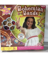 Bohemian Bands Kit Hemp Jewelry Just My Style Kids Craft Beads Shells Cord - €10,56 EUR