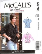 McCall&#39;s M7760 Misses 6 to 14 Jacket and Vest Melissa Watson Pattern New - $16.61