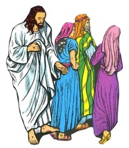 Flannel Board Bible Story Figures Lot Vintage Religious Illustrations CE... - $9.70