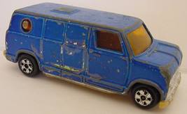 Zee Toys Zylmex Blue Boogie Van With Bubble Windows Hong Kong Vintage Rare 1:64 - £1.49 GBP