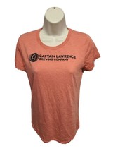 Captain Lawerence Brewing Comany Womens Small Orange TShirt - £14.33 GBP