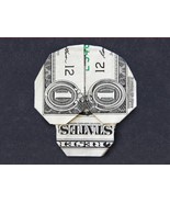Dollar Origami Skeleton SKULL Made with REAL MONEY Handmade Cash Art Gif... - $27.91 CAD