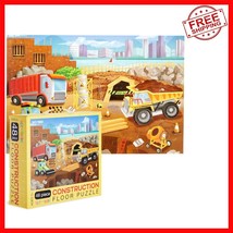 Extra Large 48-Piece Construction Jigsaw Puzzle - Boosts Learning for To... - $587.19 MXN