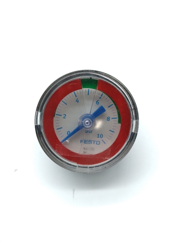 Festo 525725 Pressure Gauge 0-10 Bar - $10.55