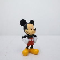 Vtg Disney Mickey Mouse Cake Topper PVC Figure Hands on Hips - £11.79 GBP