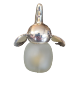 Frosted Glass Elephant bottle Perfume  Gold Cologne Glass Sonnet Imperia... - $7.40