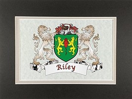 Riley Irish Coat of Arms Print - Frameable 9" x 12" - $24.00