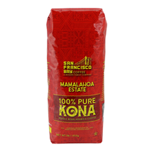 San Francisco Bay Mamalahoa Estate Pure Kona Whole Bean Med Roast Coffee 1 Lb - £70.29 GBP