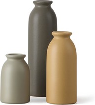 Cwlwgo-Ceramic Matte Vase For Home Decor, Modern And Minimalist Decorative Vase - $43.95