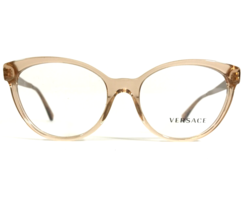 Versace Eyeglasses Frames MOD.3237 5215 Clear Gold Cat Eye Full Rim 52-1... - $140.04