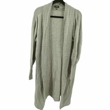 AFRM Revolve Women Long Longline Cardigan Sweater Grey XS S Soft Below t... - $18.99