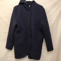 Lululemon Athletica Womens Blue Hooded Full Zip Hooded Jacket Size Medium Snap - £178.04 GBP