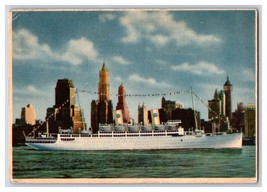 MS Kungsholm Swedish America Line Gothenburg New York Continental Postcard S16 - £4.63 GBP