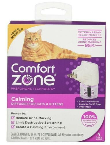 New Comfort Zone Calming Diffuser Kit for Cats and Kittens - FREE Shipping - $43.00