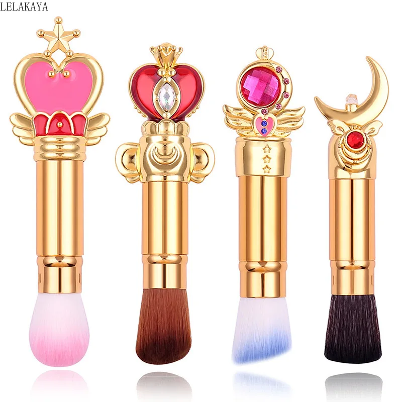 Anime Sailor- Magic Wand Brush Card captor Sakura Action Figure Eye Shadow Moon - £21.71 GBP