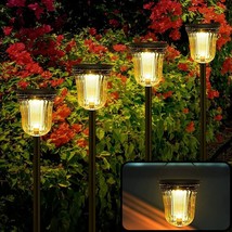 Hanging Solar Outdoor Lights Garden,Warm White Color Solar Powered LED  ... - $19.34