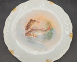 Antique c.1900 LRL Lazeyras Rosenfeld Lehman Hand Painted Fish Limoges P... - $44.54