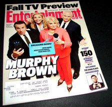 Entertainment Weekly 1528/1529 Sept 21 2018 Murphy Brown Outlander Supernatural - £7.98 GBP