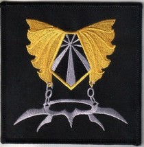 Star Trek Klingon The Sword of Kahless Logo Embroidered Patch, NEW UNUSED - £6.26 GBP