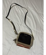 Nicole Miller black purse handbag many compartments gold hardware Cheeta... - €2,97 EUR