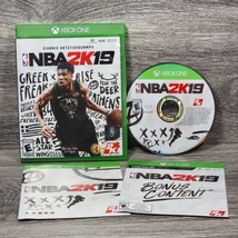 NBA 2K19 Microsoft Xbox One Game With Manual Basketball Giannis Antetokounmpo - $2.99