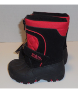 Totes Tyler II Snow Winter Boots Boys 5 Toddler Black Red Waterproof She... - £19.41 GBP