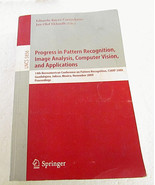 Progress In Pattern Recognition Image Analysis Computer Vision Applicati... - $49.95