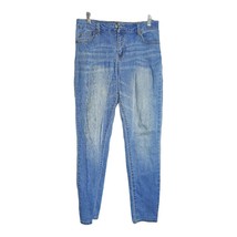 Catherine Malandrino Womens size 10 Light Wash Stretchy Skinny Denim Blue Jeans - £11.71 GBP