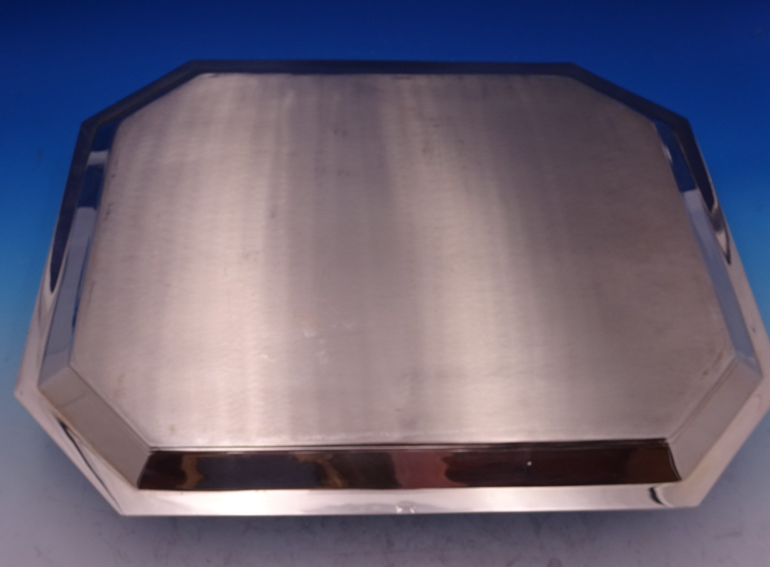 Tiffany and Co Sterling Silver Beverage Serving Tray 19" x 14 1/2" (#8585) Item image 4
