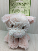 Kellytoy Kellypet kelly Pink pig sitting pet Dog Toy Plush Squeaky  NWT - £11.67 GBP