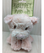 Kellytoy Kellypet kelly Pink pig sitting pet Dog Toy Plush Squeaky  NWT - £11.64 GBP