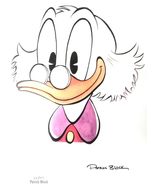 Hand-signed and numbered art print: Scrooge McDuck - £55.35 GBP