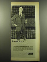 1959 Southwick Clothes Ad - The phantom-light shetland sport coat - £14.54 GBP
