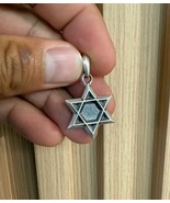David Yurman Star Of David Men&#39;s Pendant .925t Sterling Silver Amulet - $549.38 CAD