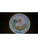 Vintage CHERISHED TEDDIES EASTER 1996 PLATE bunny Carrots basket teddy b... - €25,78 EUR